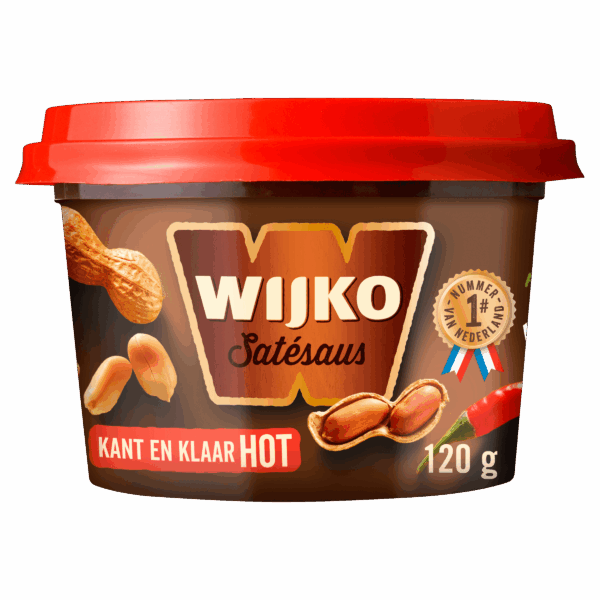 Wijko Satésaus Hot Kant en Klaar - PLUS