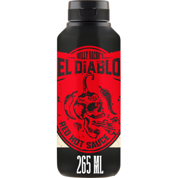 Willy Nacho El Diablo Red Hot Sauce - JUMBO