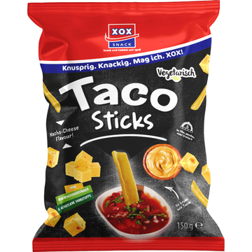 XOX Taco Sticks Nacho-Cheese - JUMBO