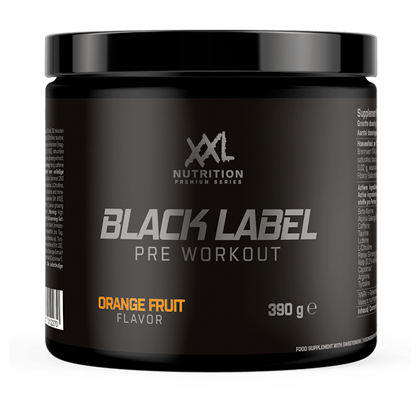 XXL Nutrition Black label orange fruit - PLUS
