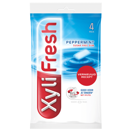 Xylifresh Peppermint 4 stuks - Dirk