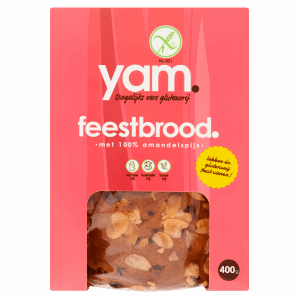 Yam Feestbrood glutenvrij - PLUS