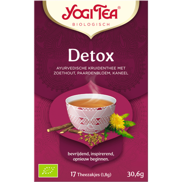 Yogi Tea Biologisch Detox Thee 17 Stuks - JUMBO