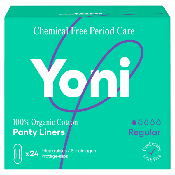 Yoni Inlegkruisjes van biokatoen medium - PLUS