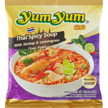 YumYum Thai Spicy Soup with Shrimp & Lemongrass (Tom Yum) - JUMBO