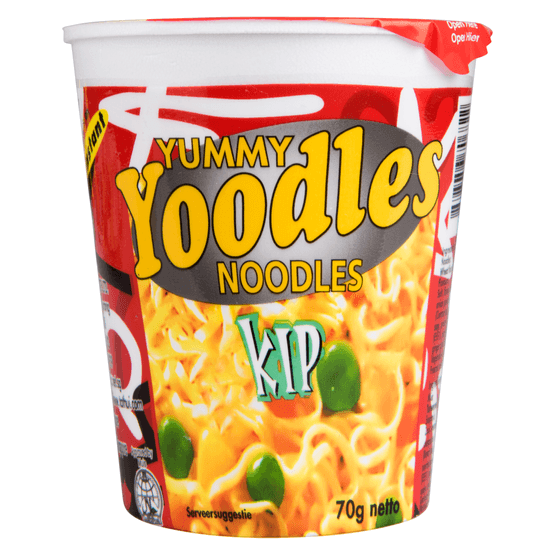 Yummy Noodles cup kip - Dirk