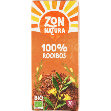 Zonnatura 100% Rooibos Bio 20 Zakjes - JUMBO