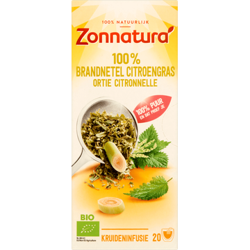 Zonnatura Bio 100% Brandnetel Citroengras Kruideninfusie - JUMBO