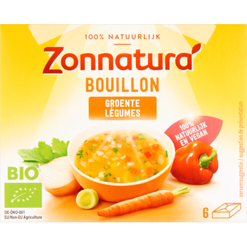 Zonnatura Bio Bouillon Groente 6 Stuks - JUMBO