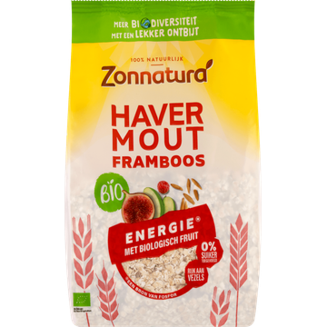 Zonnatura Biologische Havermout Framboos - JUMBO