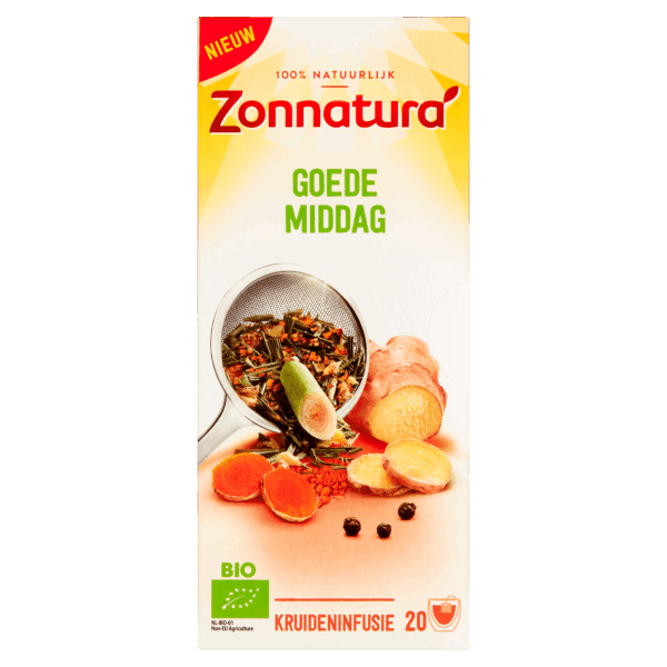 Zonnatura Goedemiddag Gember thee - PLUS