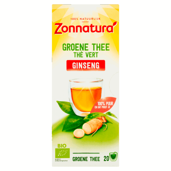 Zonnatura Groene thee ginseng - PLUS