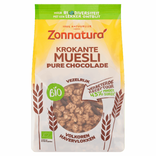 Zonnatura Krokante Muesli Chocolade - PLUS