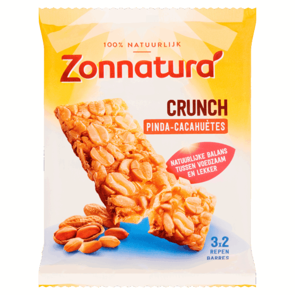 Zonnatura Reep Pinda Crunch - PLUS