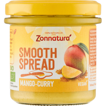 Zonnatura Smooth Spread Mango-Curry - JUMBO