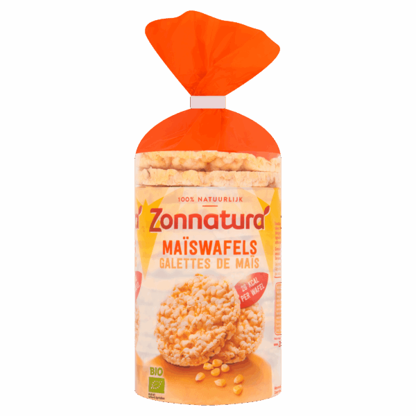 Zonnatura Wafel Popcorn Ecologisch - PLUS
