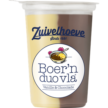 Zuivelhoeve Boer'n Duo Vla® Vanille Choco - JUMBO
