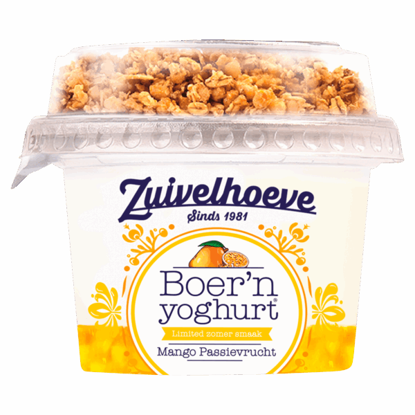 Zuivelhoeve Boer'n Yoghurt Muesli Mango Passie - PLUS
