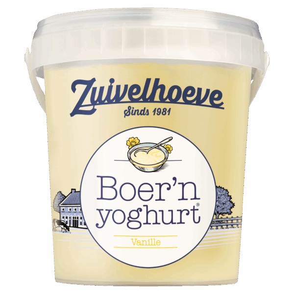 Zuivelhoeve Boer'n Yoghurt Vanille - PLUS