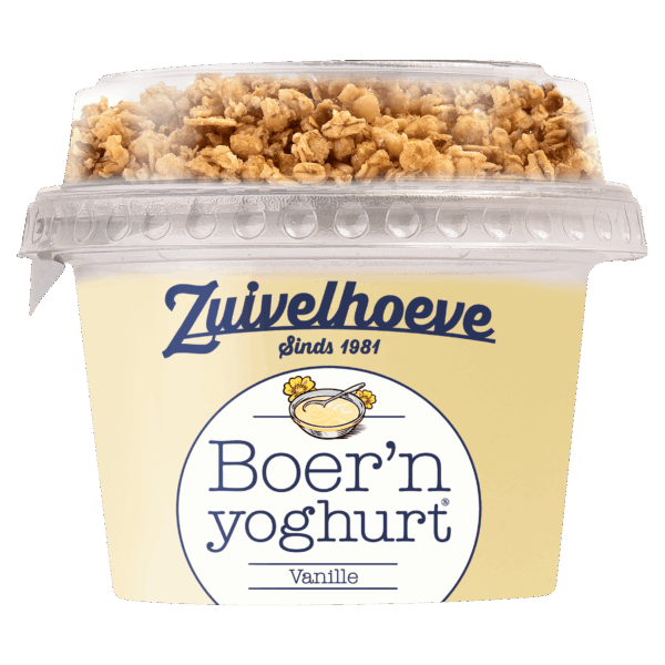 Zuivelhoeve Boer'n Yoghurt muesli vanille - PLUS