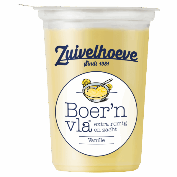 Zuivelhoeve Boer'n vla vanille - PLUS