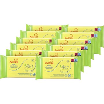 Zwitsal Billendoekjes Lotion 12 x 65 stuks - JUMBO