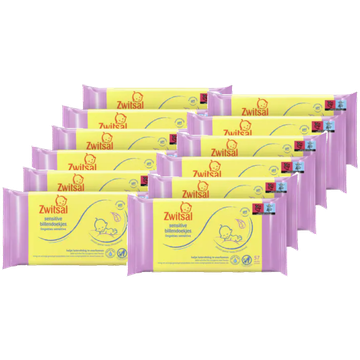 Zwitsal Billendoekjes Sensitive 12 x 57 Stuks - JUMBO